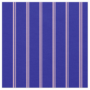 Pink and Dark Blue Coloured Lined/Striped Pattern Fabric