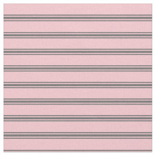 Pink and Dim Grey Lines Pattern Fabric