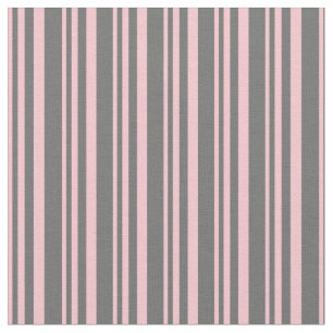 Pink and Dim Grey Lines/Stripes Pattern Fabric