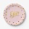 Pink and Faux Gold Foil Girl Baby Shower