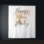 Pink And Gold 21st Birthday Photo Booth Backdrop Tapestry<br><div class="desc">Impress your guests with a gorgeous customised backdrop for your 21st birthday party! This unique backdrop is perfect for photo booths,  table backdrops and party decor. (1) Matching items are available. (2) If you have any questions,  please contact us wordsandconfetti@gmail.com</div>