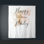 Pink And Gold 21st Birthday Photo Booth Backdrop Tapestry<br><div class="desc">Impress your guests with a gorgeous customised backdrop for your 21st birthday party! This unique backdrop is perfect for photo booths,  table backdrops and party decor. (1) Matching items are available. (2) If you have any questions,  please contact us wordsandconfetti@gmail.com</div>