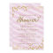 Pink and Gold Baby Shower Invitation