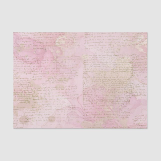 Pink and Gold background paper (Front)