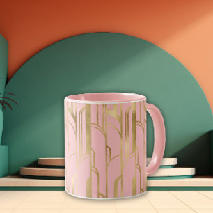 Pink and Gold Deco Dreams Mug