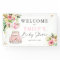 Pink And Gold Floral Drive By Baby Shower Welcome
