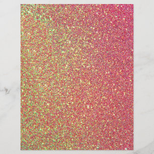 Pink and Gold  Glitter Texture Scrapbook Paper