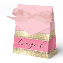 Pink and Gold "It's a girl"