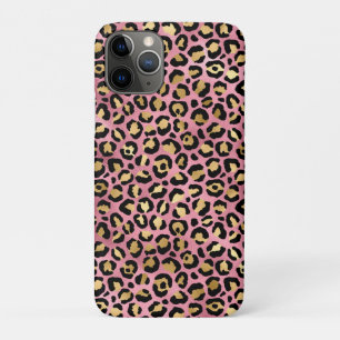 Pink and Gold Leopard Series Design 15 Case-Mate iPhone Case
