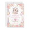 Pink and Gold Magical Carousel Birthday Invitation