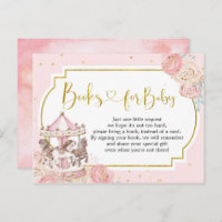Pink and Gold Magical Carousel Books For Baby
