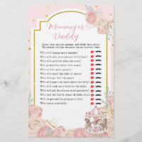 Pink and Gold Magical Carousel Mummy or Daddy