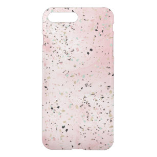 Pink and Gold Marble Terrazzo iPhone 8 Plus/7 Plus Case