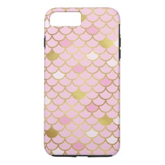 Pink and Gold Mermaid Scales Phone Case