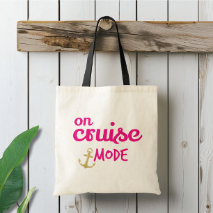 Pink and Gold On Cruise Mode Everyday Tote Bag