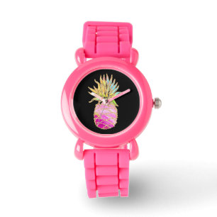 Pink And Gold Pineapple Watch