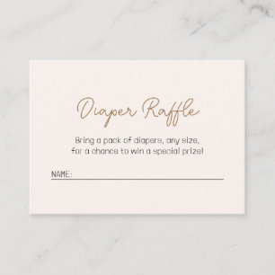 Pink and Gold Rainbow Minimalist Baby Shower Enclosure Card
