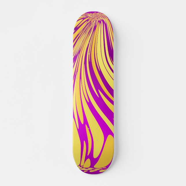 pink and gold skatboard skateboard (Front)