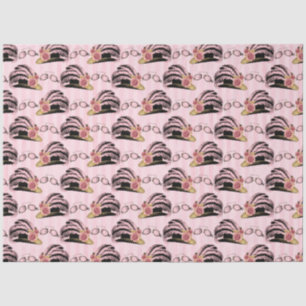 Pink and Gold Steampunk Series Design 52 Tissue Paper