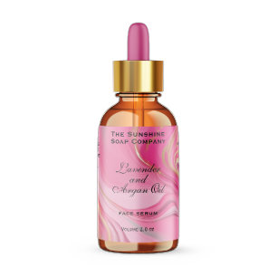 Pink and Gold Waterproof Cosmetics Dropper Bottle