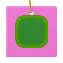 Pink And Green 1105 - Groovy Retro Style Art