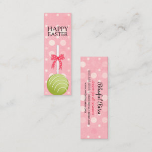 Pink and Green Cake Pops Happy Easter Tags
