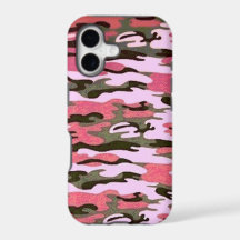 Pink and Green Camoflauge
