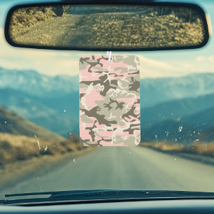 Pink and Green Camouflage, Military, Army Car Air Freshener