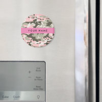 Pink and Green Camouflage Your name Personalise