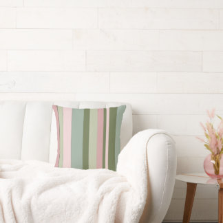 Pink and green cushion