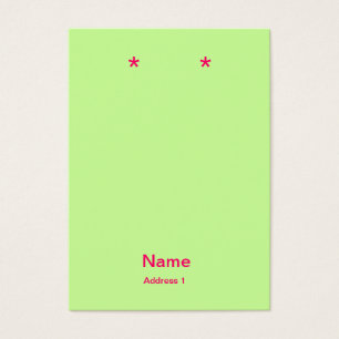 pink and green earring cards