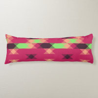 pink and green geometric