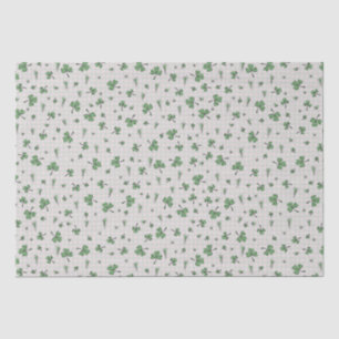 Pink and Green Gingham St Patricks Day Tissue Paper