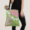 Pink and green girly bag