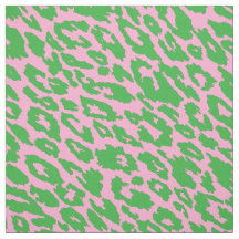 Pink and Green Leopard