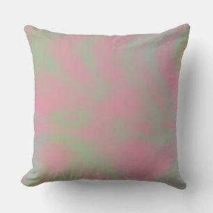 pink and green Marble abstract Cushion