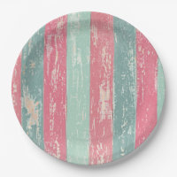 Pink and Green Rustic Wooden Fence Grunge Texture