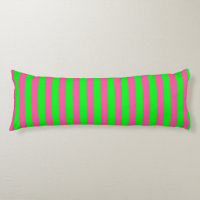 Pink and Green Stripes Design