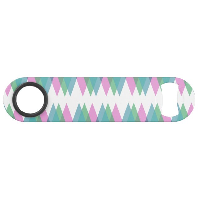 Pink and green triangles (Front (Horizontal))