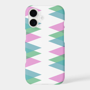 Pink and green triangles