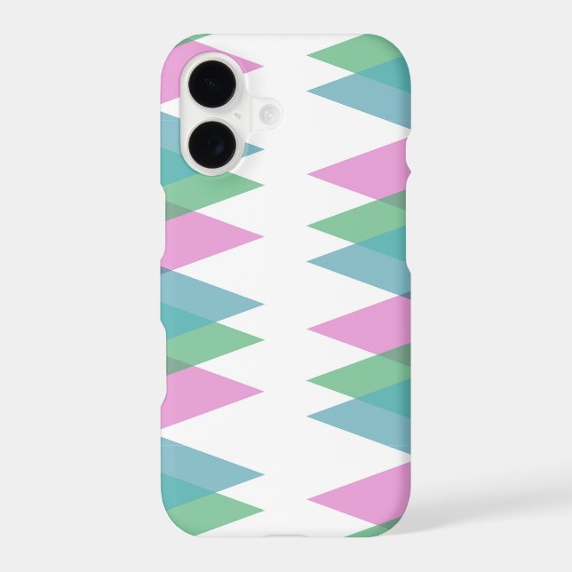Pink and green triangles (Back)