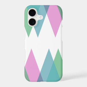 Pink and green triangles
