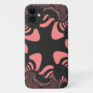 Pink and Grey Cross Case-Mate iPhone Case