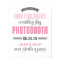Pink and Grey Custom Wedding Photo Booth Sign