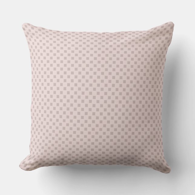 pink and Grey Geometric Cushion (Front)