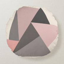 Pink and Grey Mid-century Modern Geometric