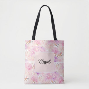 Pink and lavender carnations, soft Tote Bag