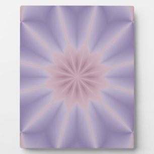 Pink and Lilac 3D Christmas Flower Three Plaque