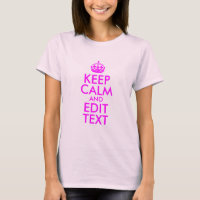 Pink and Magenta Keep Calm and Edit Text