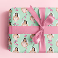 Pink and Mint Green Cherry Blossom Custom Photos